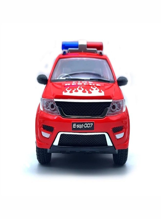 CENTY Fortura Fire Rescure Friction Powered Toy Car for 3Y+ Red Colour - Image 5